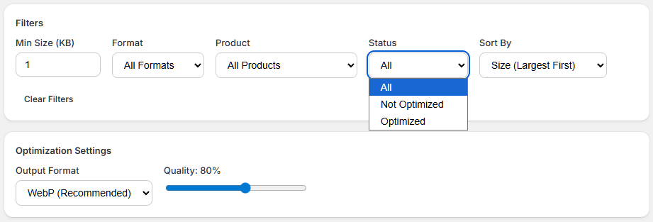Status Filter