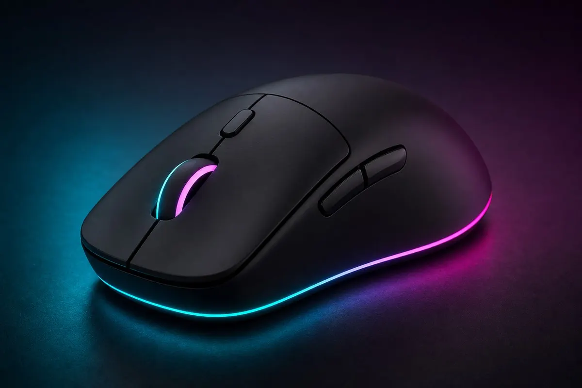 Talon Pro wireless gaming mouse, unoptimized product photo